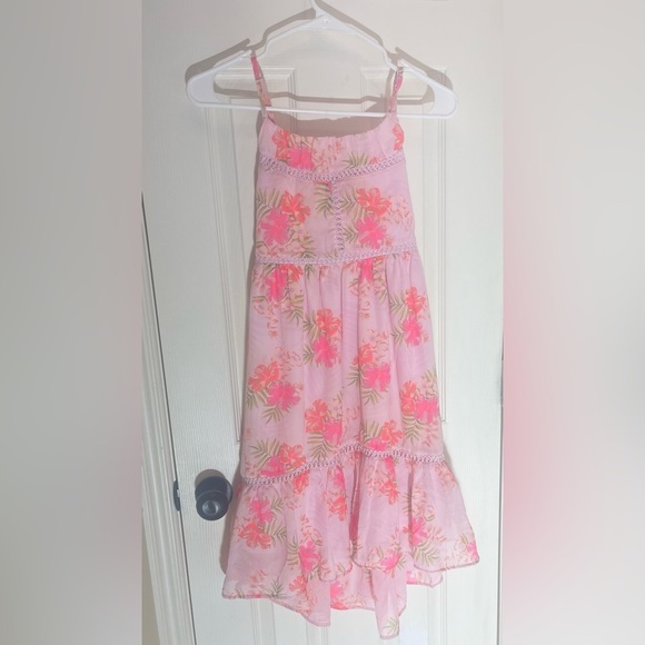TCP NWOT Beautiful Floral Pink Dress size CL  10/12 - Picture 2 of 3